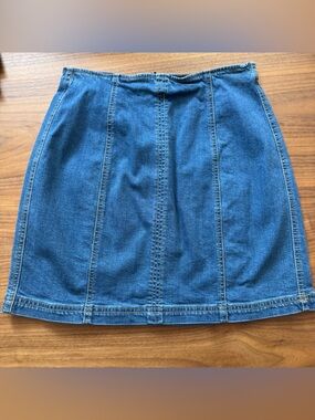 Kendall & Kylie Blue Denim Panel Skirt
